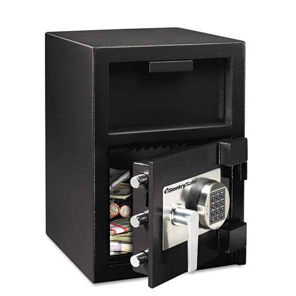 Depository Safe,  with Programmable Electronic lock with time delay 110 lbs lb,  1.3 cu ft,  Steel