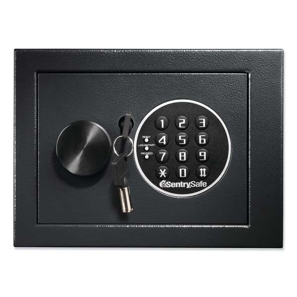 Security Safe,  0.14 cu ft,  24 lbs lb,  Electronic Keypad Lock
