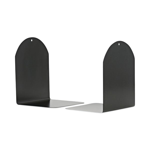 Bookends, Magnetic, 6x5x7, Metal, Blk, PK2