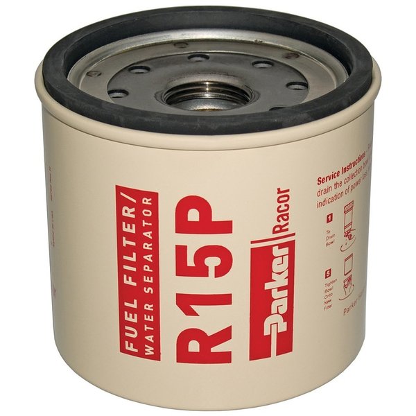Racor Spin-On Elements,  3.63", R15P