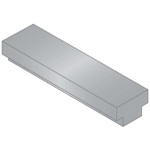 Step Key Stock 1,  5/16 in Top W,  3/16 in Top Step H,  3/8 in Bottom W,  3/16 in Lower Step H