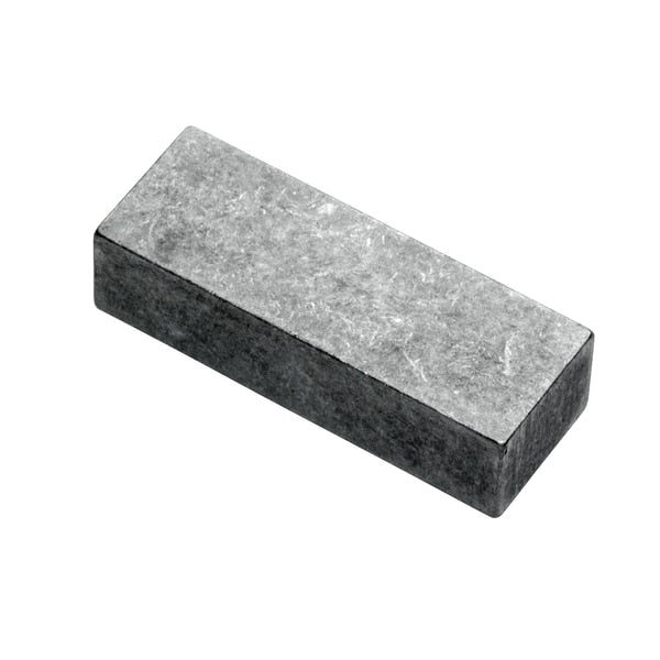 Undersized Machine Key,  Square End,  Carbon Steel,  Plain,  2-1/2 in L,  1/4 x 3/8 in Sq