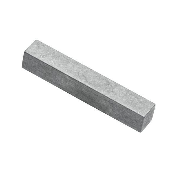 Undersized Machine Key,  Square End,  Stainless Steel,  Plain,  1-1/4 in L,  3/16 in Sq