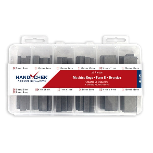 Oversized Key Stock Assortment,  25 Pieces