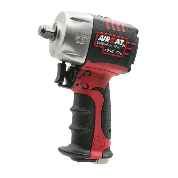 Aircat Compact Air Impact Wrench,  1/2" Drive Size,  550 Max Torque