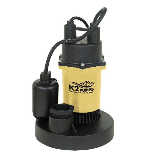 1/4 HP Sump Pump with Direct-in Tethered Switch