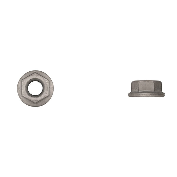 Flange Nut,  M8-1.25,  Blackened,  13 mm Hex Wd