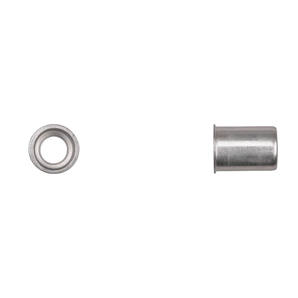 Nut Insert,  3/8"-16 Thrd Sz,  Steel,  Zinc Plated