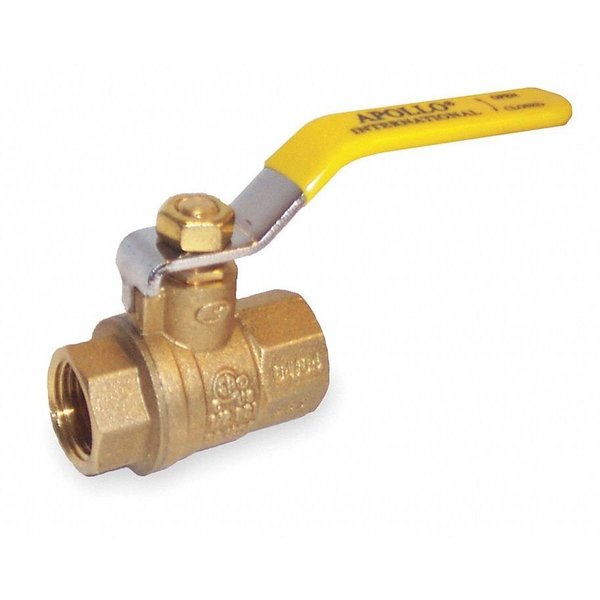 Ball Valve,  2 in Pipe,  Full Port,  600 psi CWP,  Lever Handle,  FNPT,  Chrome Plated Brass