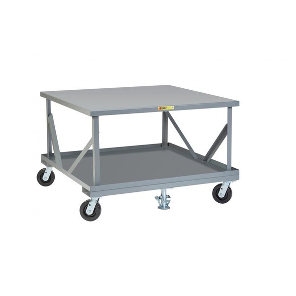 Mobile Pallet Stand,  Lower Deck,  42"X48",  load retainers