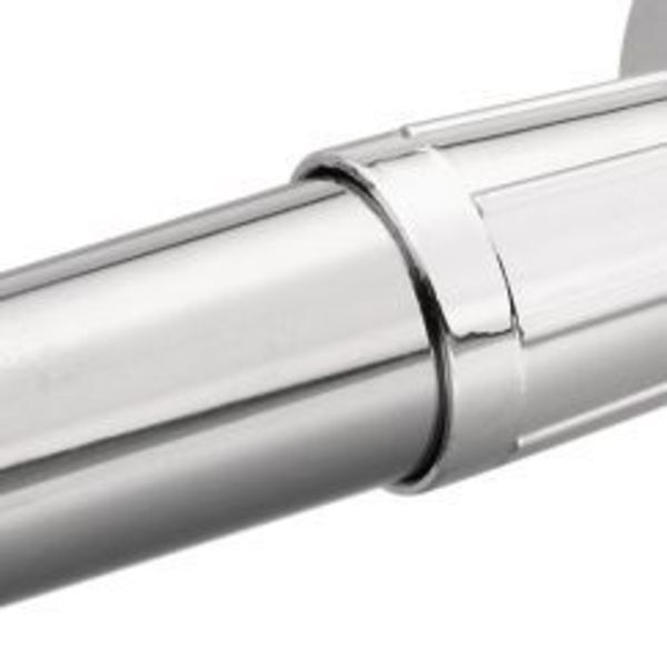Aluminum Shower Rod Bright Chrome 6'