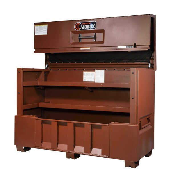 Jobsite Piano Box,  Recessed,  60.3 cu. ft.,  Material: Steel