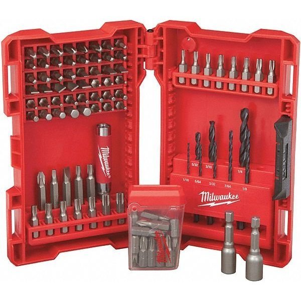 95-Piece Drill and Driver Bit Set,  1/4 in