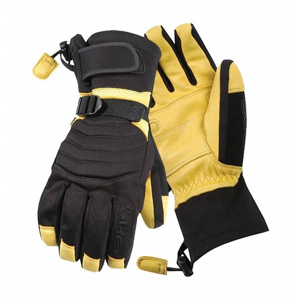 Cold Protection Gloves,  Winter Lined Leather Palm,  L 1 Pair