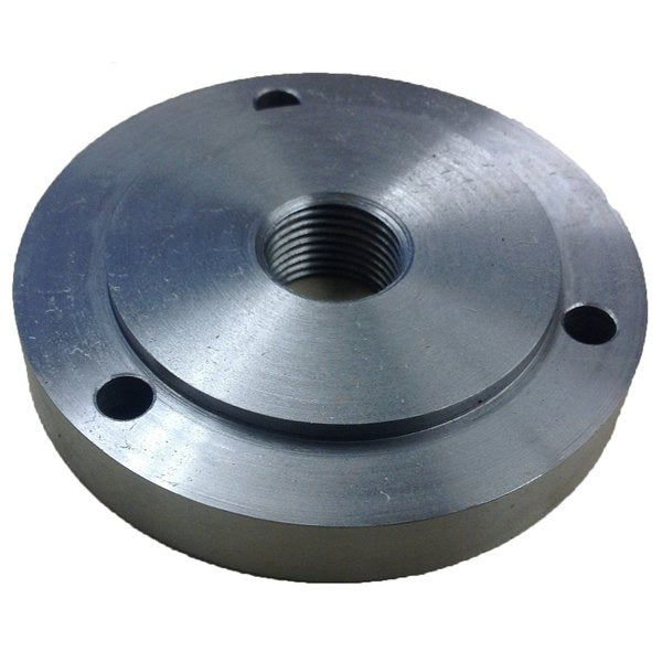 4" 1"-10 Threaded Backplate For 3 Jaw Chucks