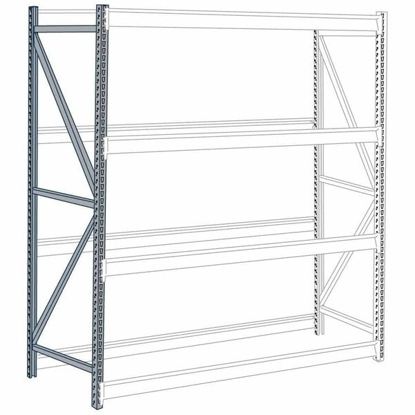 Welded Upright Frame,  24"D x 96"H