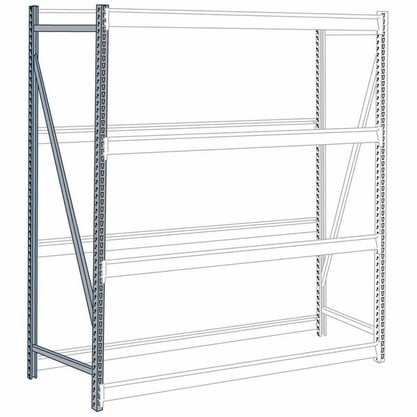 Welded Upright Frame, 36" D, 84" H, 14 ga.