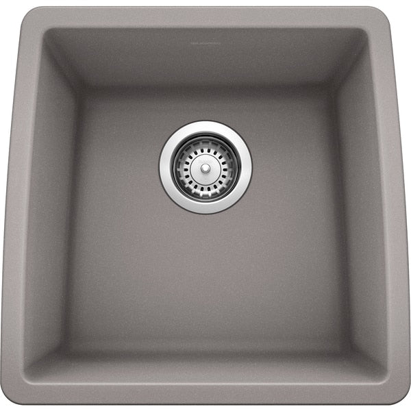 Performa Silgranit Undermount Bar Sink - Metallic Gray