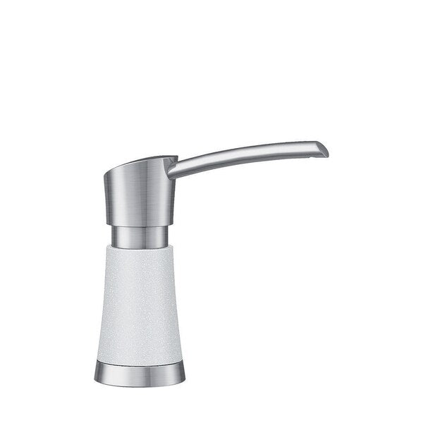 Artona Soap Dispenser - PVD Steel/White