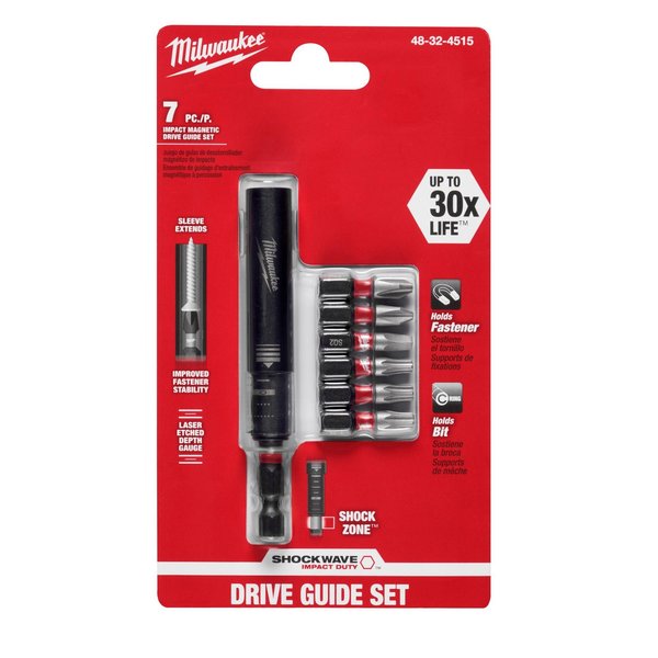 SHOCKWAVE Impact Magnetic Drive Guide Set - 7 PC