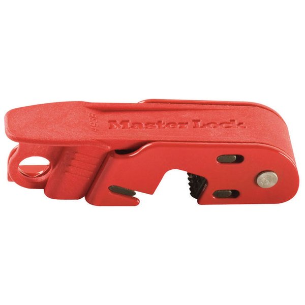 Grip Tight Circuit Breaker Lockout,  Standard Single and Double Toggles,  Clamp-On,  Red