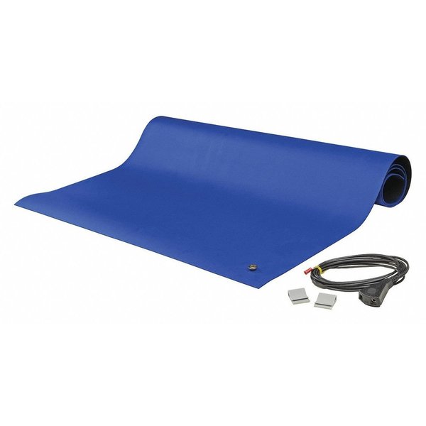 Dissipative Table Mat, Blue, 2 x 4 ft.