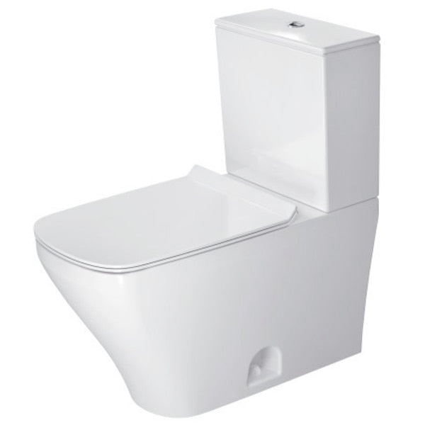 Two-Piece Toilet Durastyle Singleflush,  1.28 gpf,  Siphon Jet,  Elongated,  White Alphin