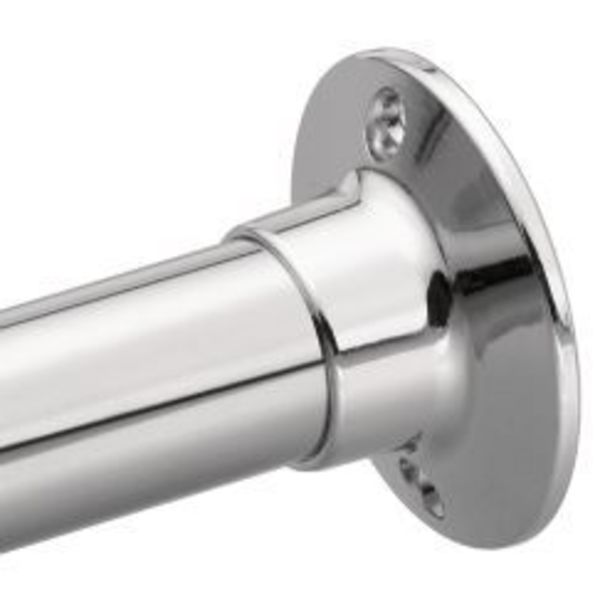 Exposed 5' Shower Rod Satin Stainless Steel