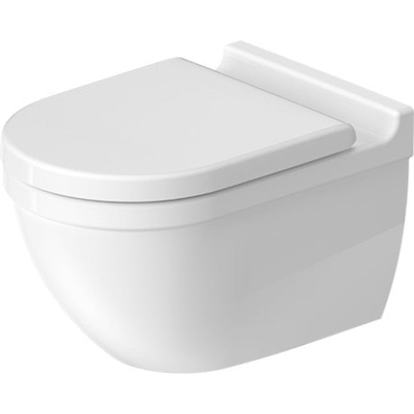 Toilet WMt, 21 1/4", Starck 3 Wht Durafix,  4.5 l gpf,  Wall Mount,  White Alphin