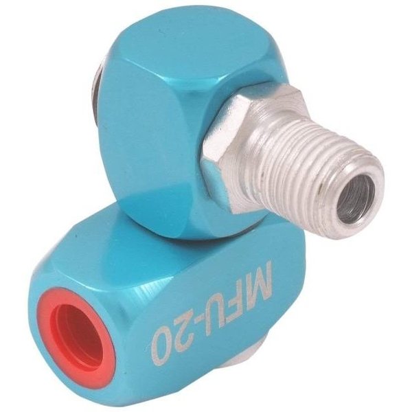 360 Degree 1/4 X 1/4 NPT Pneumatic Hose Fitting & Coupling