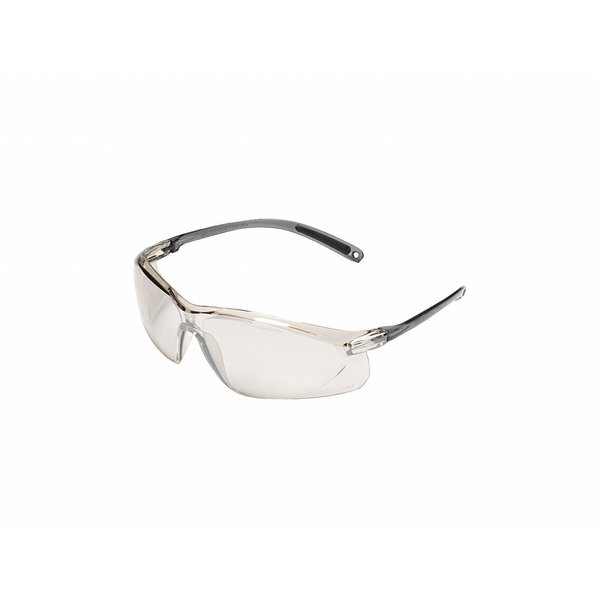 Safety Glasses,  Half-Frame,  Fog-Ban Anti-Fog Coating,  Clear Frame,  Clear Lens