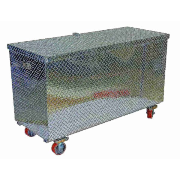 Aluminum Tool Box With Casters 2500 lb Capacity 24 x 60