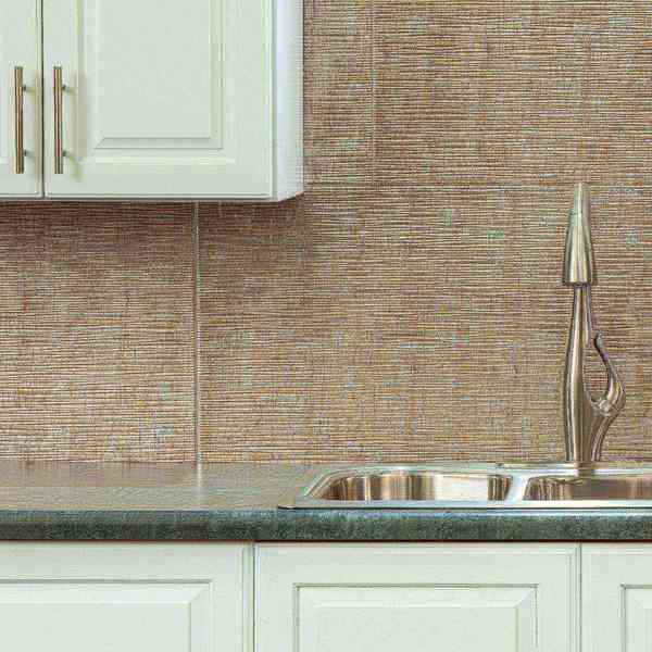 Fasade 18in x 24in Ripple Vintage Metal Backsplash Panel 5pk