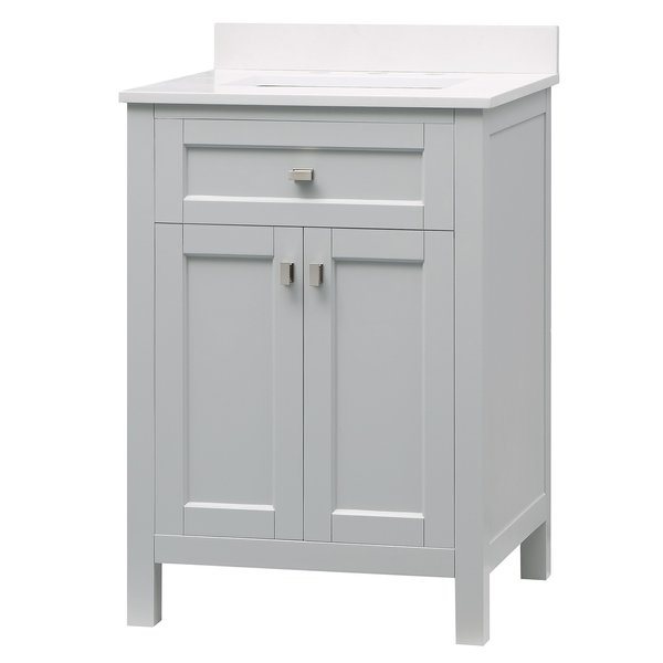 Juniper 24" x 21" Vanity Dove Gray