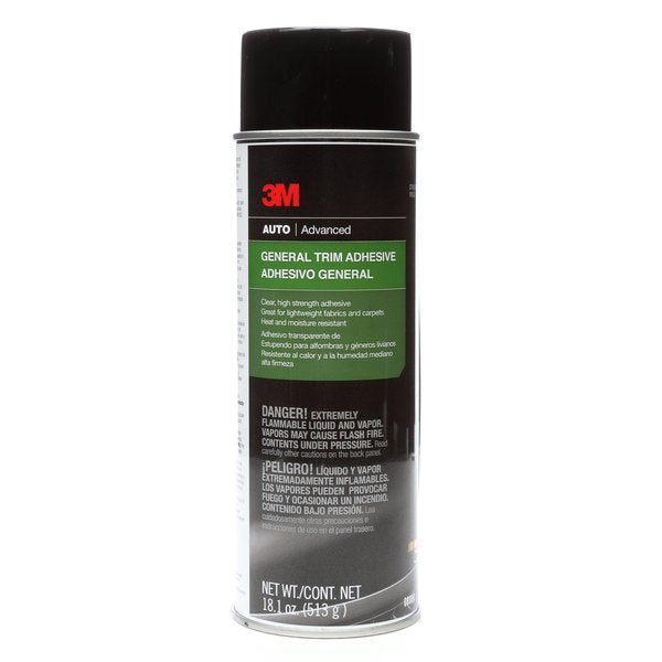 Spray Trim Adhesive,  8088 Series,  Clear,  24 oz,  Aerosol Can