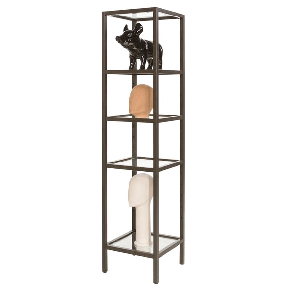 Linea Collection 4 Shelf Etagere in Stat