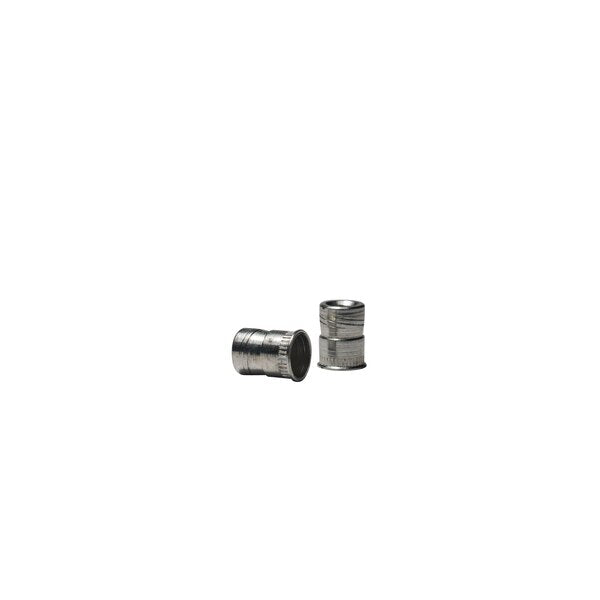 Nut Insert,  10/24" Thrd Sz,  Aluminum,  100 PK