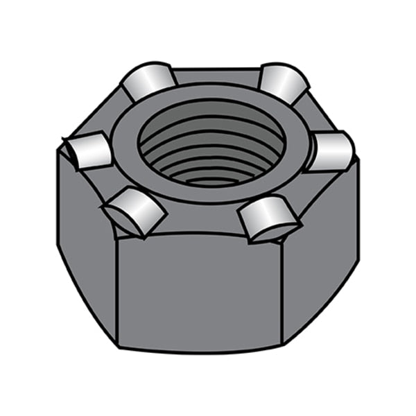 Hex Weld Nut,  5/16"-18,  Steel,  0.551 in Wd,  0.229 in Ht,  1000 PK