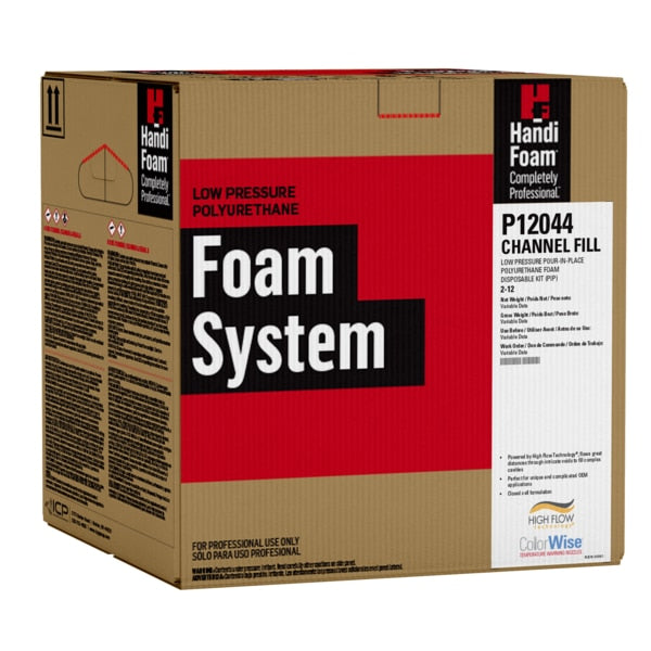 Spray Foam Kit, 2-12 Chnnl Fill HFO, 12 cu