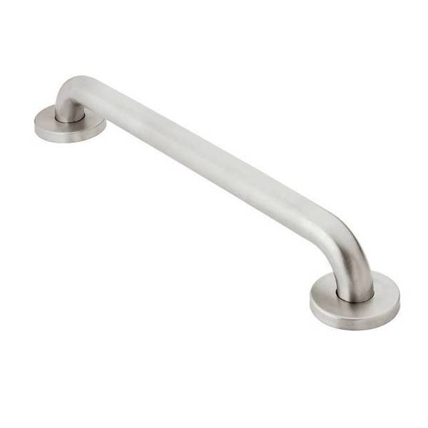 42" L,  Peened,  Stainless Steel,  Concealed Screw 42" Grab Bar Peened Stai,  Peened Stainless Steel