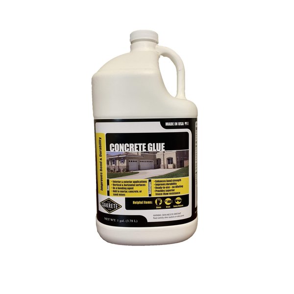 1 gal. White,  Dries to Clear Concrete Glue