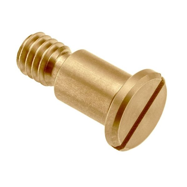 Shoulder Screw,  2A Thr Sz,  3/8 Thr Lg,  5/8 in Shoulder Lg,  Brass