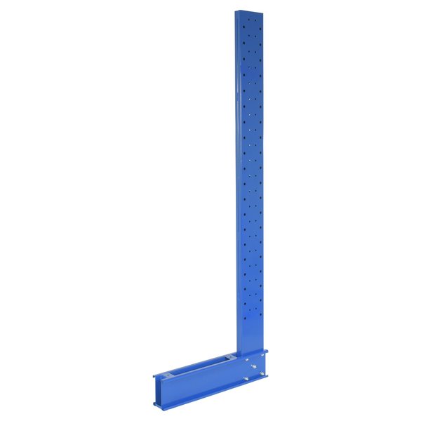 Blue Steel Standard Cantilever Single Upright Rack 10ft Height 24" Arm
