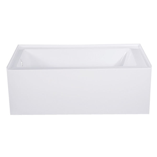 VTAP543022L 54" Acrylic Alcove Tub, w/,  54" L,  30" W,  White,  Acrylic