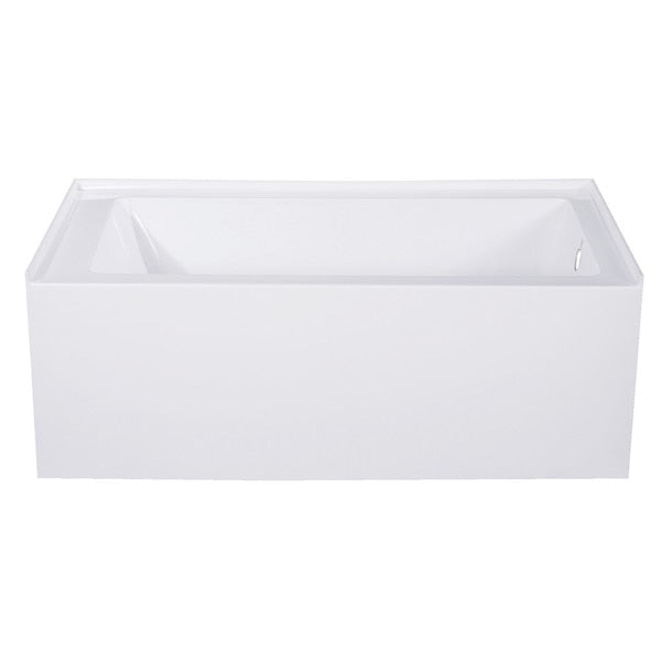 VTAP543022R 54" Acrylic Alcove Tub, w/,  54" L,  30" W,  White,  Acrylic