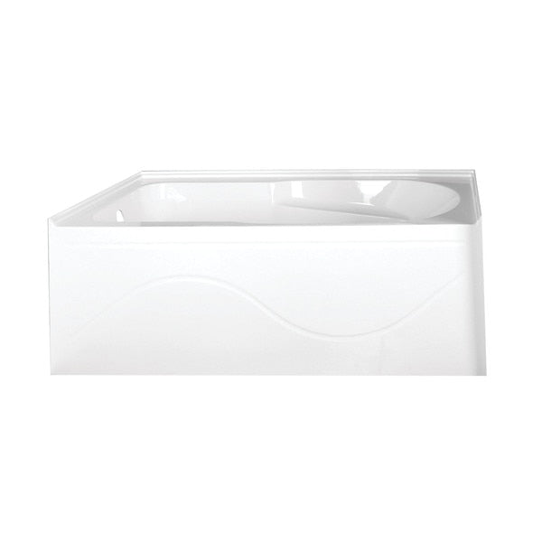VTAP603022L 60" Acrylic Alcove Tub w/Ant,  60" L,  30" W,  White,  Acrylic