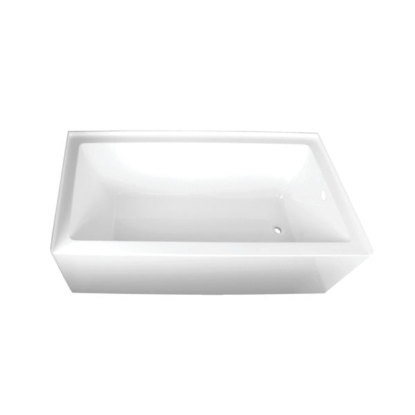 VTAP603222R 60" Acrylic Alcove Tub, w/,  60" L,  32" W,  White,  Acrylic