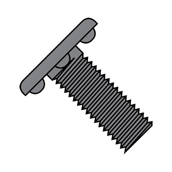 Multi-Material Screws, 5/16-18x1, PK1000,  5/16-18 x 1 in,  1 in,  Projections Under Head,  Steel