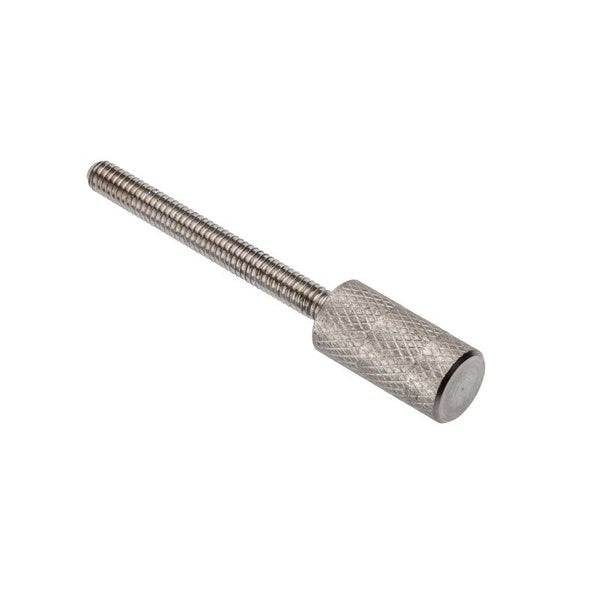 Thumb Screw,  #4-40 Thread Size,  Round,  Plain 18-8 Stainless Steel,  1/2 in Head Ht,  1 in Lg