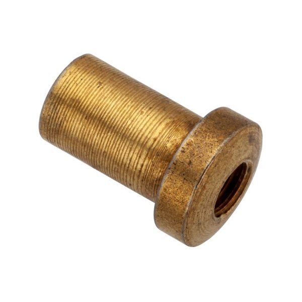 Grommet Nut, No Drive, #12-24 Size, Brass